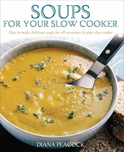 Cookbook cover featuring a bowl of orange soup with a spoon and bread.