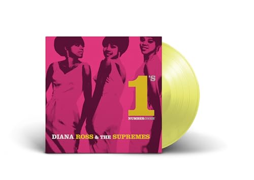 Diana Ross & The Supremes “Motown 1’s” vinyl record with yellow disc.
