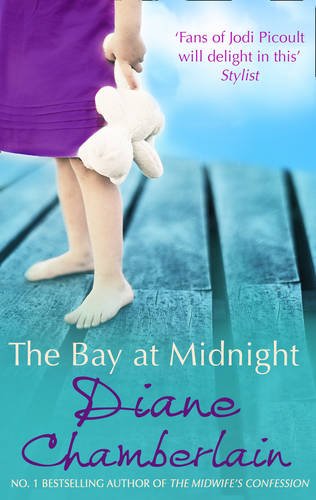 Book cover: child with teddy bear standing on a wooden pier.