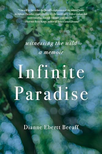 Book cover: "Infinite Paradise," a memoir with green foliage imagery.