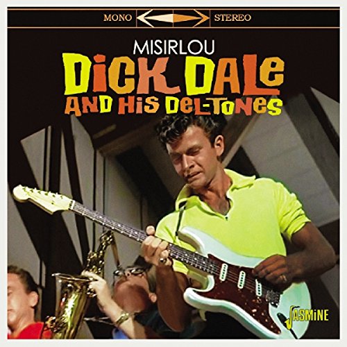 CD case with Dick Dale's name and Misirlou title, surf rock album artwork.