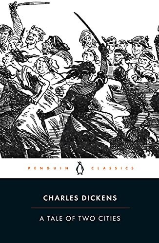 Penguin Classics edition of Dickens’ “A Tale of Two Cities” book cover.