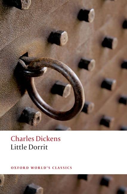 Book cover of "Little Dorrit" featuring a metal door knocker.