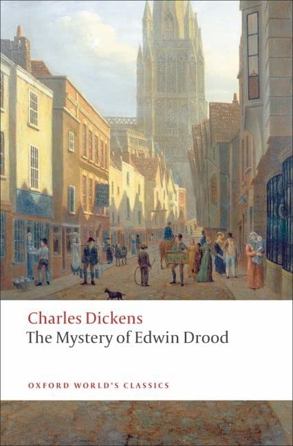 Book cover featuring a painting of a historic city street with a large cathedral.