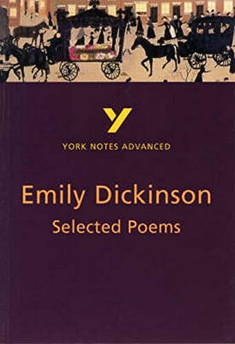 Book cover: “Emily Dickinson: Selected Poems” with horse-drawn carriages.