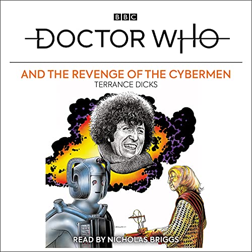 Book cover featuringC featuring the Fourth Doctor, a Cyberman, and a companionLSSC companion.