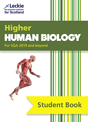 Textbook cover: "Higher Human Biology" with an anatomical illustration.