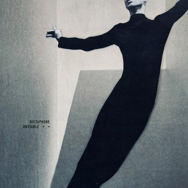 CD cover for Dictaphone’s “Unstable” featuring a silhouetted figure.