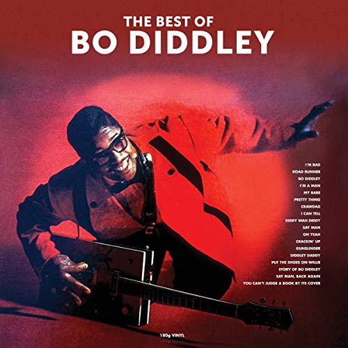 Vinyl record sleeve with cover art and track listing for Diddley Bo compilation album.