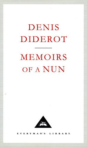 Book cover: "Memoirs of a Nun" by Denis Diderot, Everyman's Library.