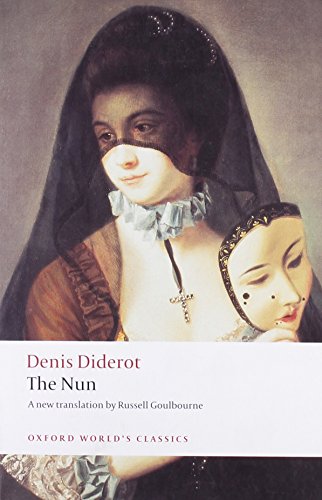 Book cover: painting of a woman in a veil holding a mask.