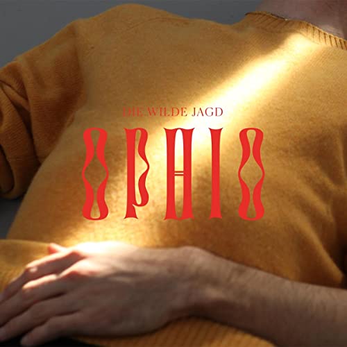 Album cover for "Die Wilde Jagd - Ophio" with red text on yellow.