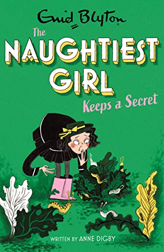 Book cover: green background, girl in hat peeking through plants.
