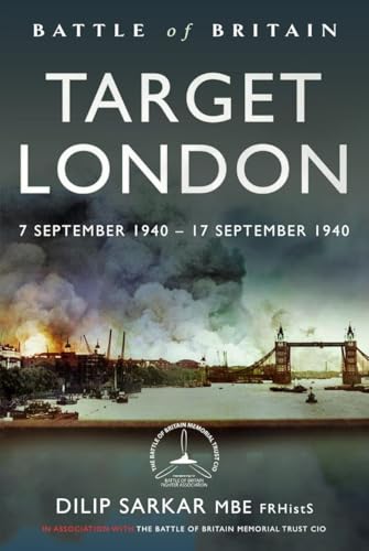 Book cover: “Target London” with a smoky image of Tower Bridge.
