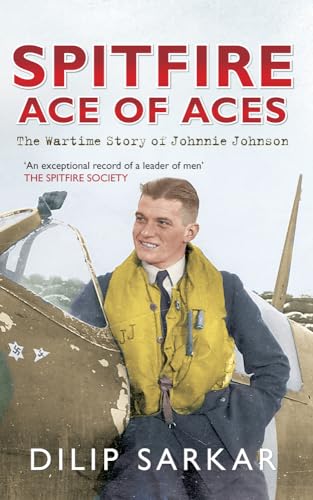Book cover featuring a WWII pilot standing by a Spitfire aircraft.