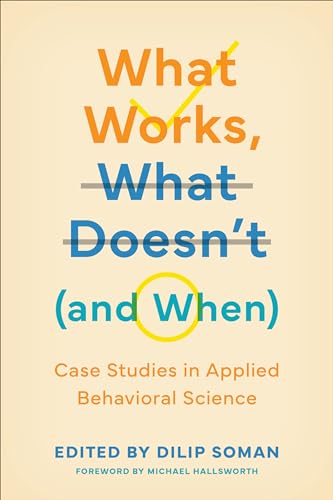 Book cover: “What Works, What Doesn’t (and When)” in colorful text.