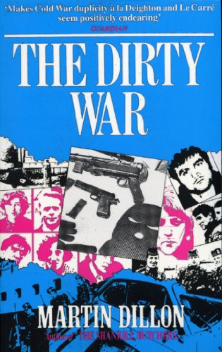 Book cover: "The Dirty War" with images of weapons and faces.