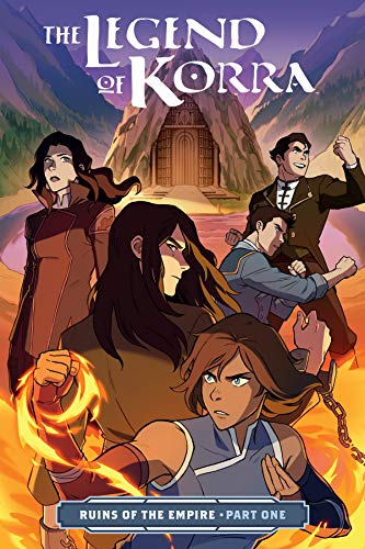 Cover for "Legend of Korra: Ruins of the Empire Part One" graphic novel.