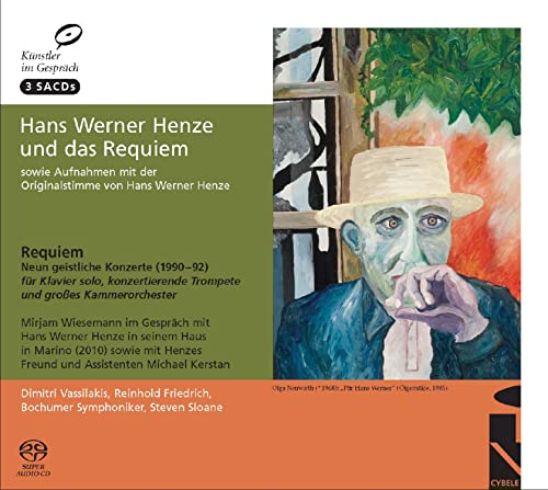 CD cover featuring text and an oil painting of a man in a hat.