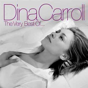 Dina Carroll album cover, black and white portrait of a woman.