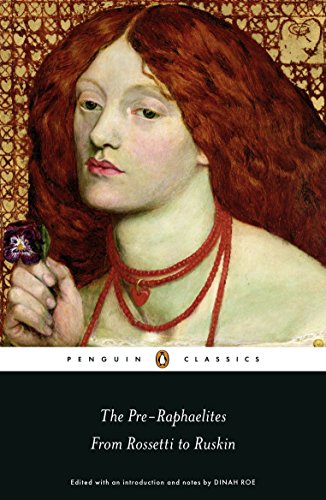 Book cover featuring a Pre-Raphaelite painting of a woman with long red hair.