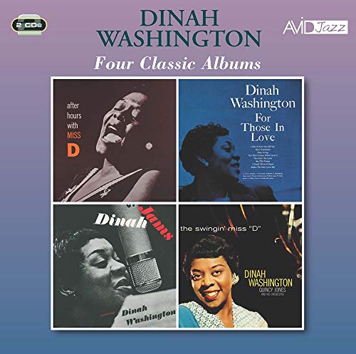 CD cover featuring Dinah Washington and album artwork from four classic albums.