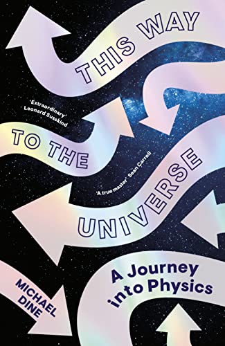 Book cover with swirling arrows pointing towards a starry universe.