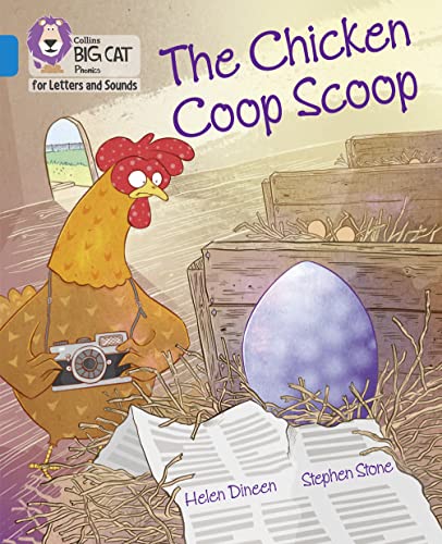 Book cover: a hen with a camera and a large purple egg.