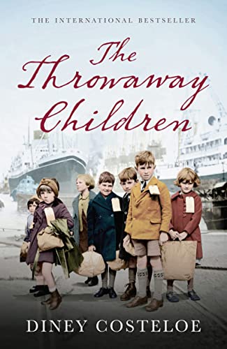 Book cover: "The Throwaway Children" with children and a ship background.