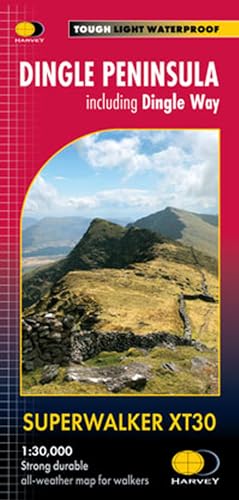 Map cover showing a rugged, grassy mountain landscape in Ireland.