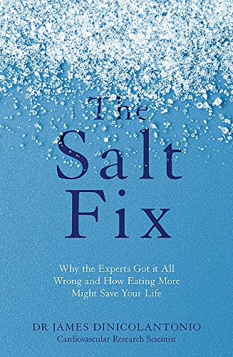 Book cover with blue background and large white text: "The Salt Fix.