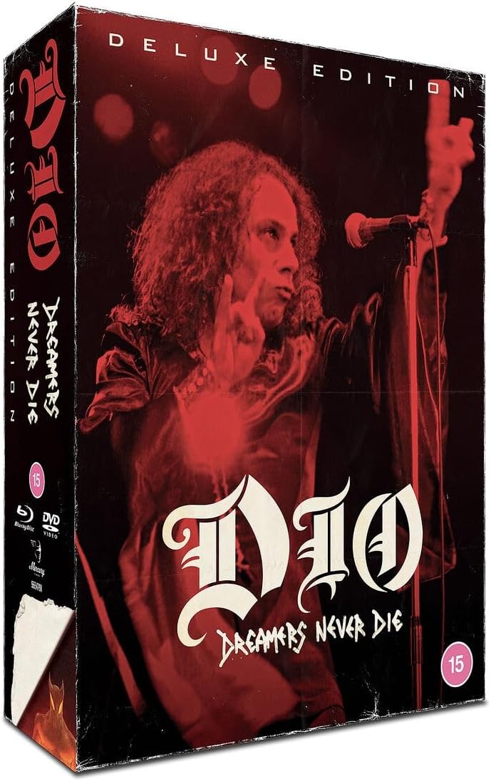 "DVD case with red-toned image of man singing into a microphone."