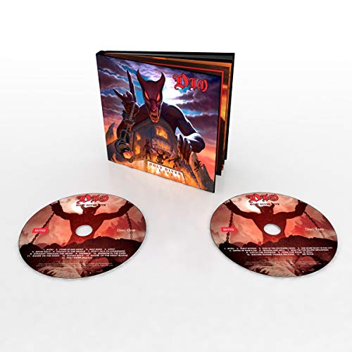 Dio "Holy Diver Live" CD with demonic figure cover art and two discs.