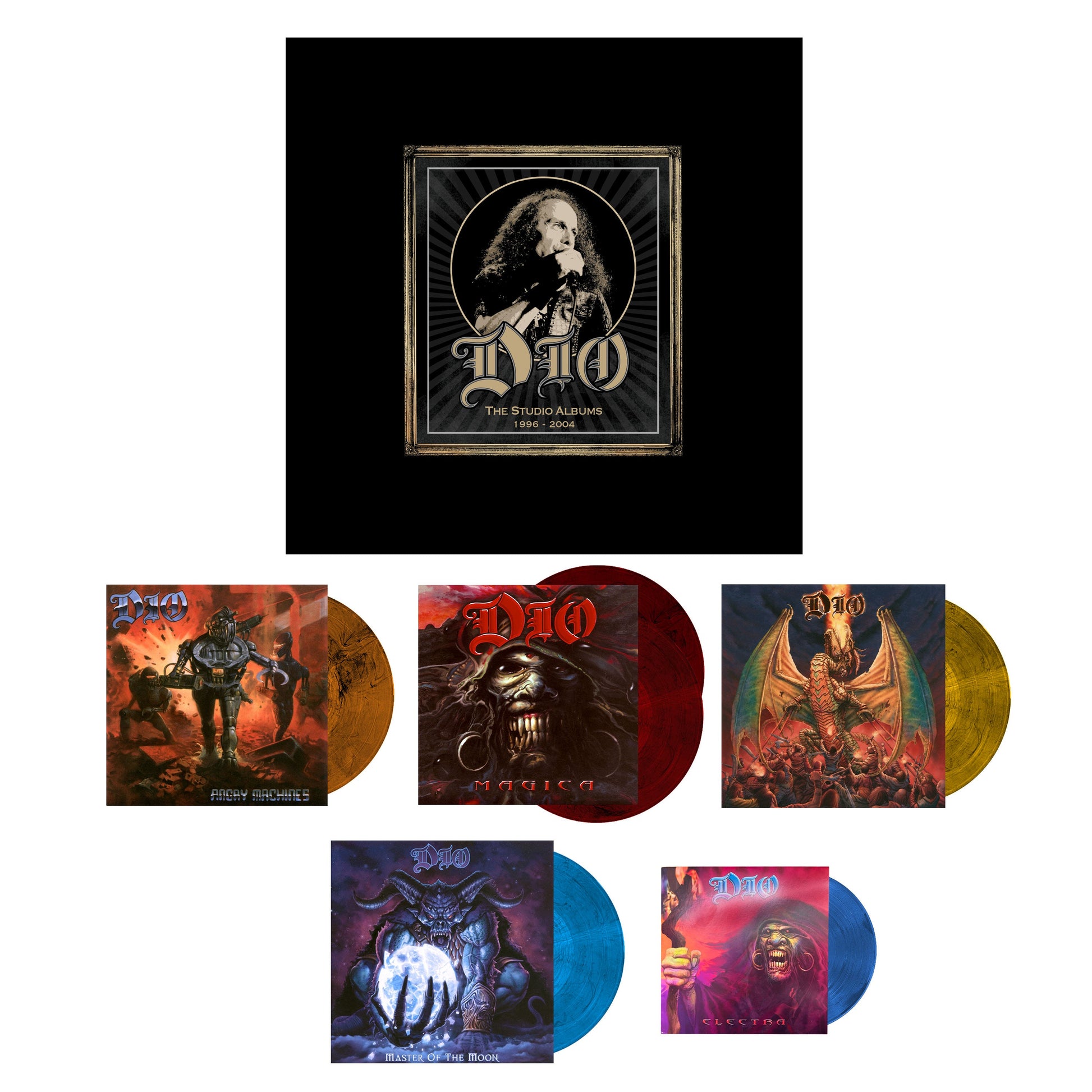 Dio vinyl record box set with five LPs and a 7-inch single.