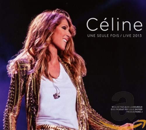 Celine Dion album cover, "Une Seule Fois / Live 2013", portrait.
