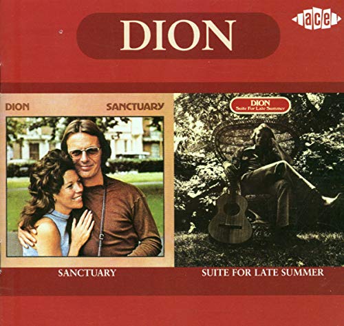 CD cover for Dion’s “Sanctuary/Suite For Late Summer” with portraits.