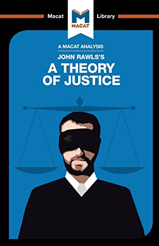 Book cover for “A Theory of Justice” featuring a blindfolded figure.