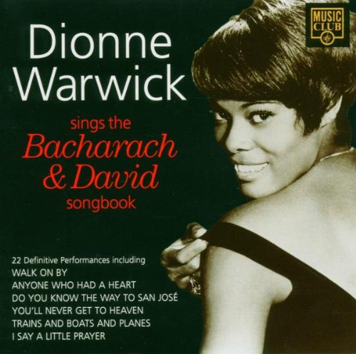 CD cover featuring Dionne Warwick in a black dress, smiling softly.