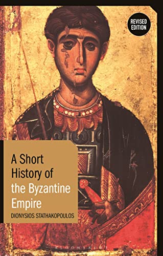 Book cover: “A Short History of the Byzantine Empire” with religious icon.