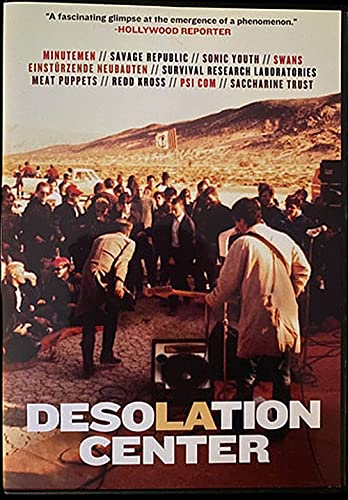 DVD cover for Desolation Center featuring a crowd of people in a desert landscape.