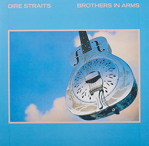Album cover featuring a chrome resonator guitar against a blue sky with clouds.