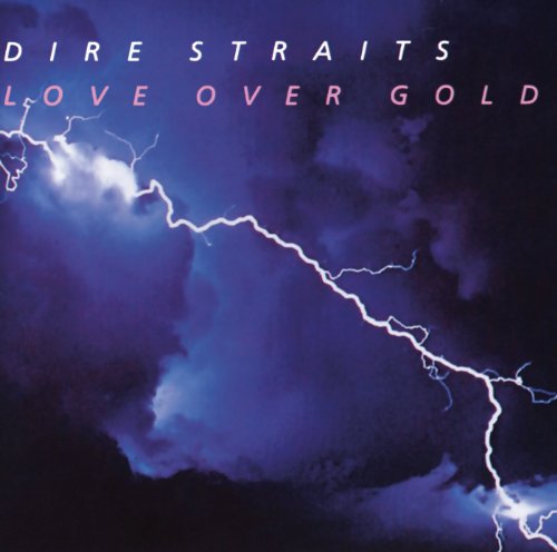 Vinyl album cover showing a bright lightning bolt against a dark purple cloudy sky.