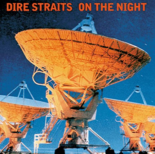Dire Straits “On The Night” CD cover with radio telescope image.