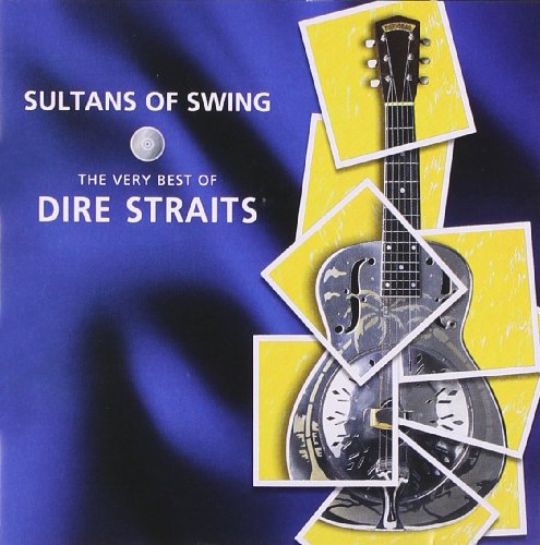 CD cover for Dire Straits’ “Sultans of Swing” with guitar imagery.