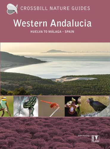 Book cover: "Western Andalucia" nature guide with landscape and wildlife images.