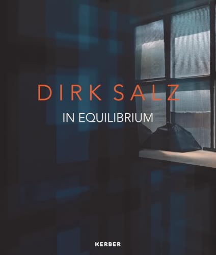 Book cover: "Dirk Salz: In Equilibrium" with window and umbrella image.