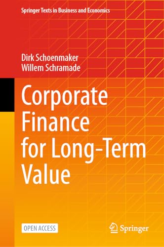 Book cover: "Corporate Finance for Long-Term Value" by Schoenmaker and Schramade.
