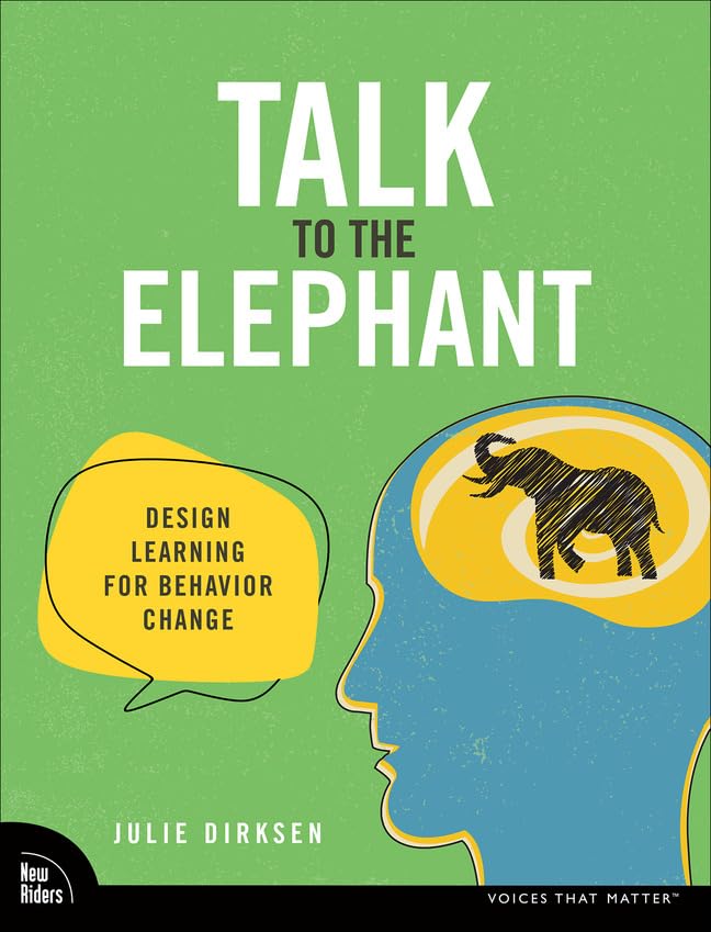 Book cover: "Talk to the Elephant" with an elephant inside a human head.
