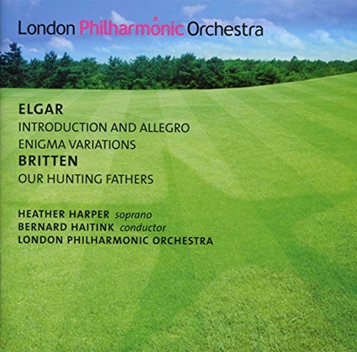 Album cover featuring London Philharmonic Orchestra text over a green field and blue sky.
