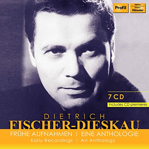 CD cover featuring a portrait of Dietrich Fischer-Dieskau, a classical singer.